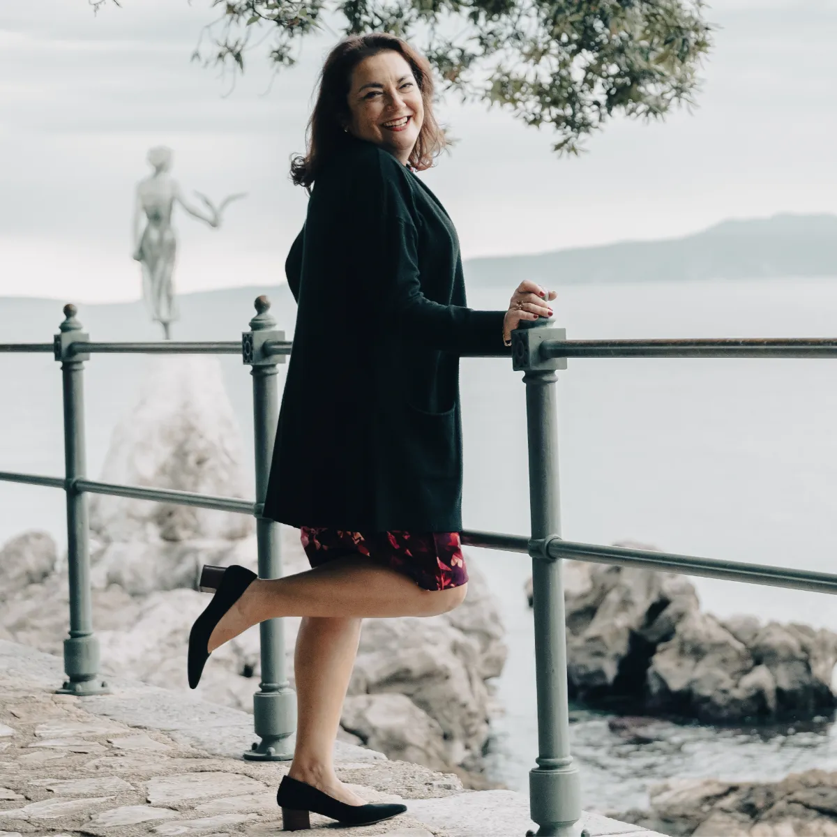Aysegul posing for a shoot